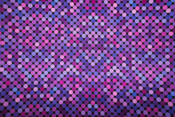 Designer- Baumwollstoff Dots purple (10 cm)